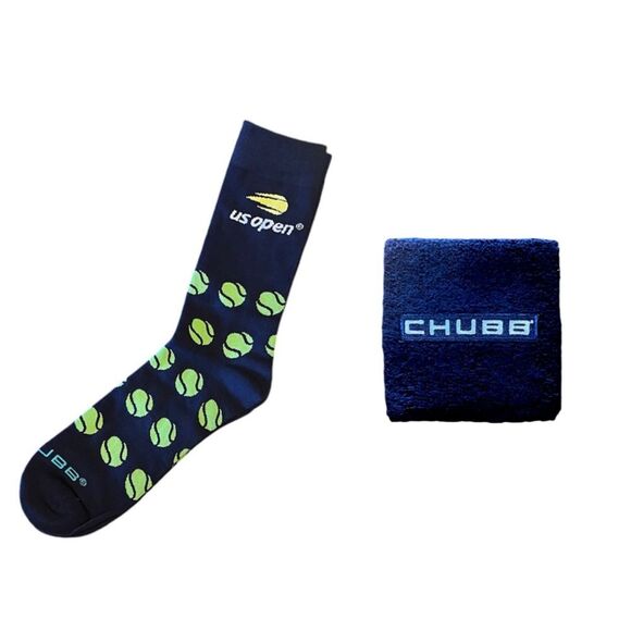 🎾 U.S. Open 2024 Unisex Tennis Socks & Sweatbands 🎾 - Picture 1 of 12
